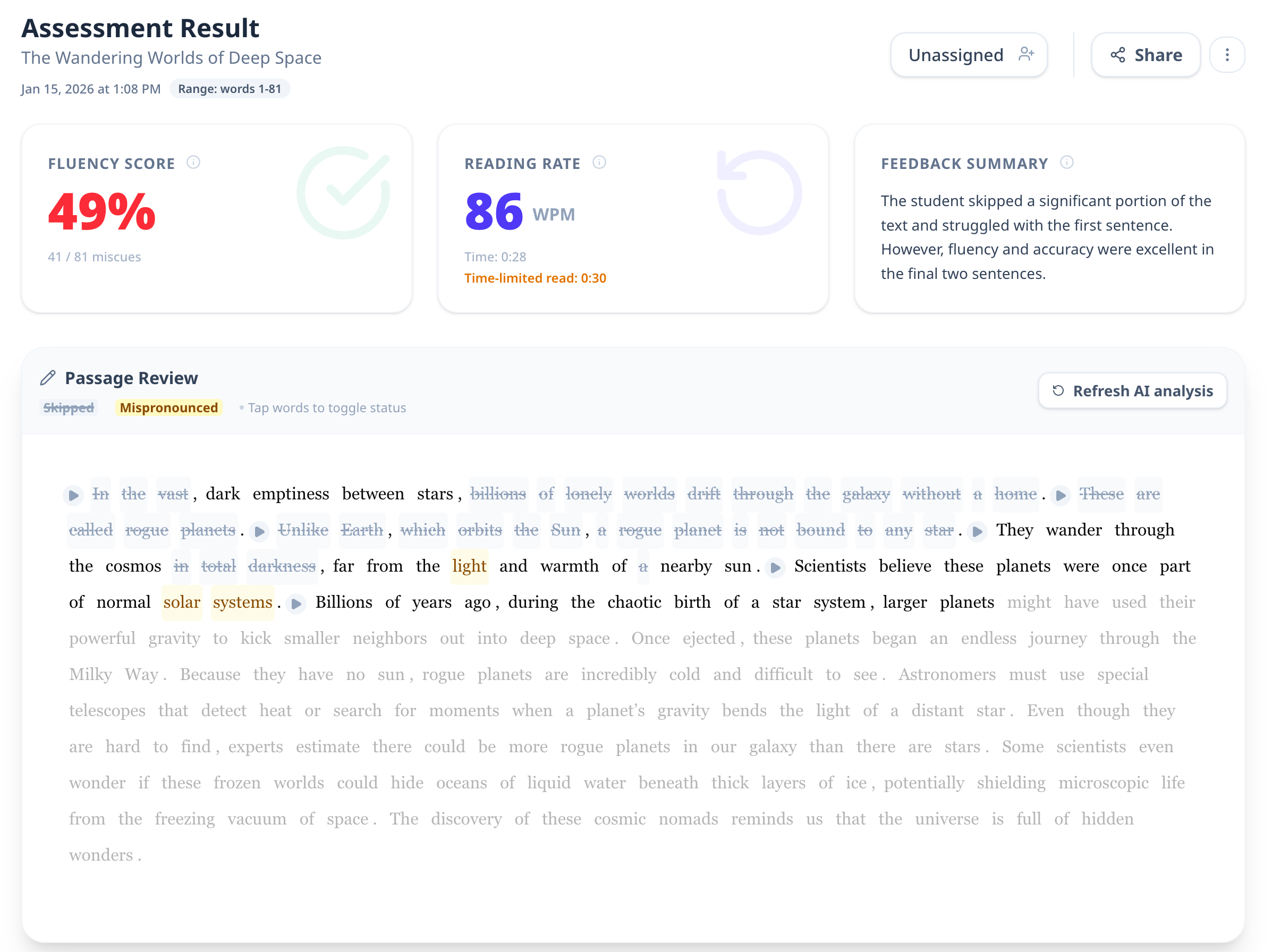 Assessment Report After AI